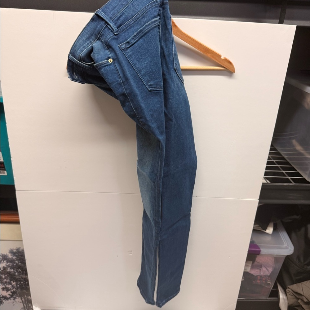 Frame Denim Dark Blue Cropped Skinny Jeans - Picture 5 of 5